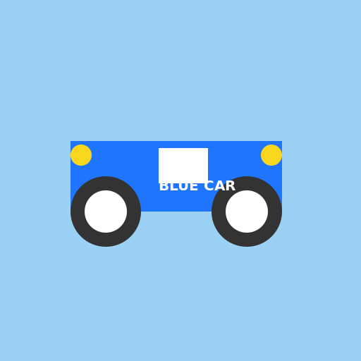 Blue Car - AI Prompt #29498 - DrawGPT