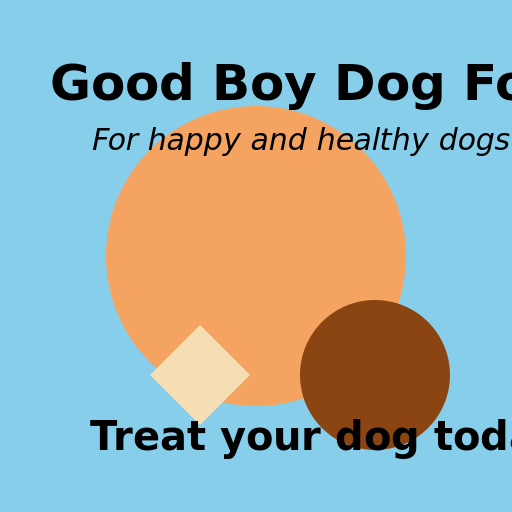 Good Boy Dog Food Advert - AI Prompt #29531 - DrawGPT