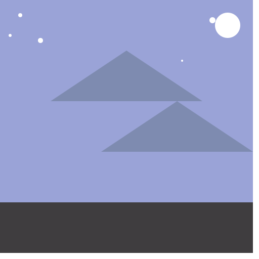 Mountain By Moonlight - AI Prompt #297 - DrawGPT