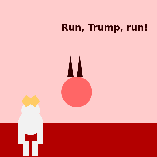Trump Running from the Devil - AI Prompt #29727 - DrawGPT