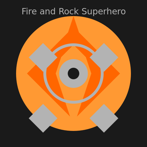 Fire and Rock Superhero - AI Prompt #29857 - DrawGPT