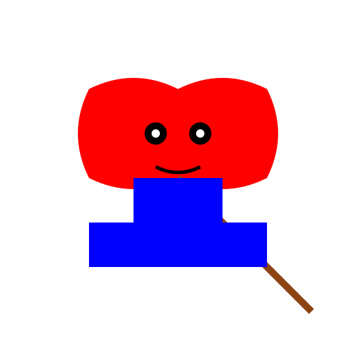 Angry Mushroom with Stick and Overalls - AI Prompt #29867 - DrawGPT