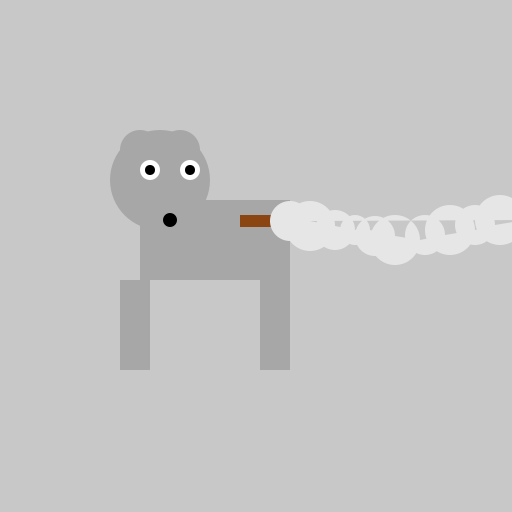 Smoking Dog - AI Prompt #29905 - DrawGPT