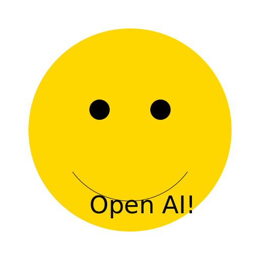 Happy Smiley Face - Open AI! - AI Prompt #30092 - DrawGPT