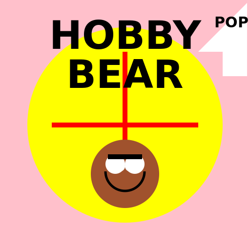Pop Blast with Hobby Bear Logo - AI Prompt #30395 - DrawGPT