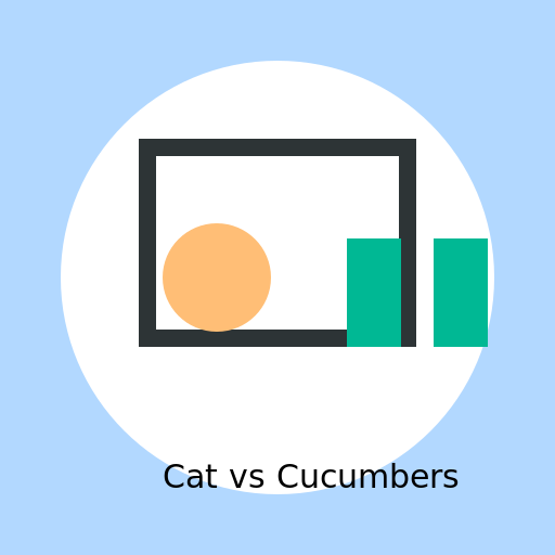 Fluffy the Sheep Watching Cat vs Cucumbers - AI Prompt #30501 - DrawGPT