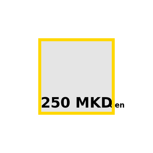 Box with 250 MKD - AI Prompt #30603 - DrawGPT