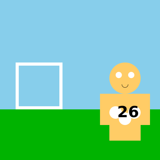 Man Scoring Goals with Number 26 Jersey - AI Prompt #30688 - DrawGPT