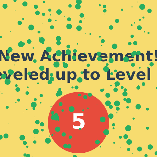 New Achievement! Leveled up to Level 5! - AI Prompt #31007 - DrawGPT