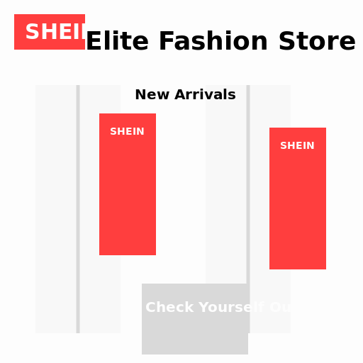 SHEIN Elite Fashion Store Mock-Up - AI Prompt #31154 - DrawGPT