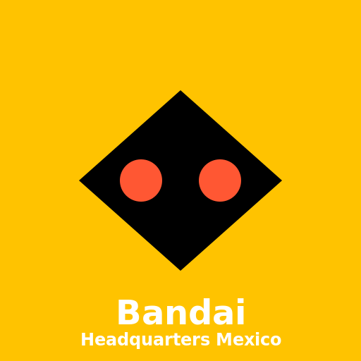 Bandai Headquarters Mexico logo with manta ray with bullet eyes - AI Prompt #31408 - DrawGPT
