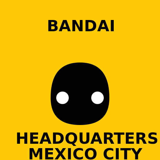 Bandai Headquarters Mexico City Logo with Manta Ray with Bullet Eyes - AI Prompt #31411 - DrawGPT
