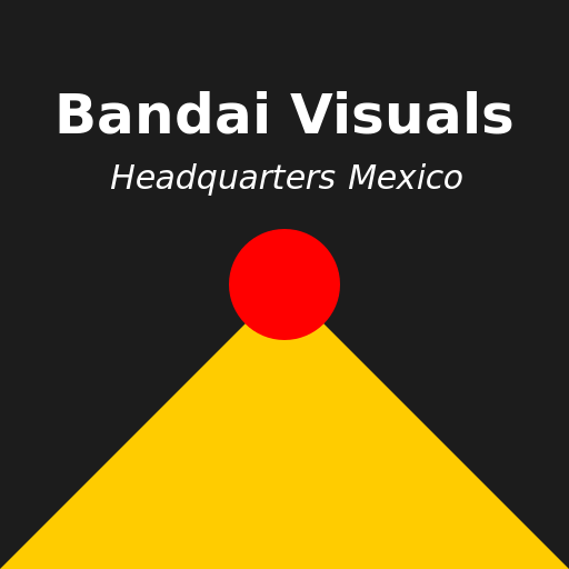 Bandai Visuals Headquarters Mexico logo with manta ray with bullet eyes - AI Prompt #31417 - DrawGPT