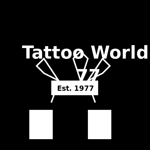 Tattoo World 77 logo - AI Prompt #31494 - DrawGPT