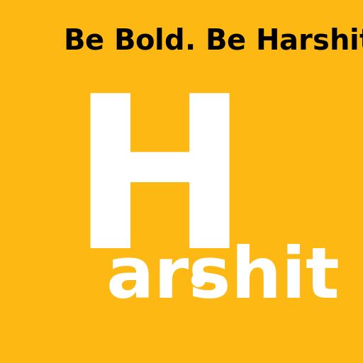 Harshit Logo - AI Prompt #32344 - DrawGPT
