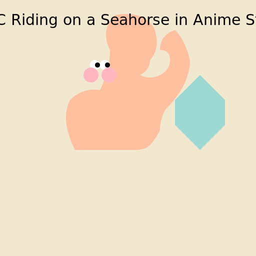 Antibody Drug Conjugate Riding on a Seahorse in Anime Style - AI Prompt #33061 - DrawGPT