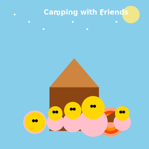 A Group of Cute Camping Girls - AI Prompt #33092 - DrawGPT
