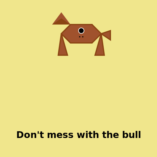 Angry Charging Bull - DrawGPT