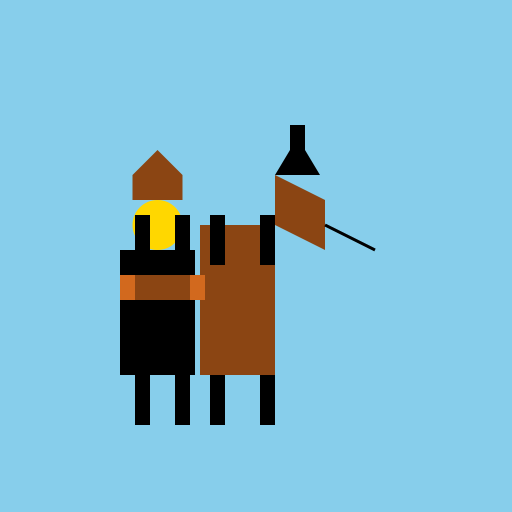 Catamal on a Tall Horse - DrawGPT