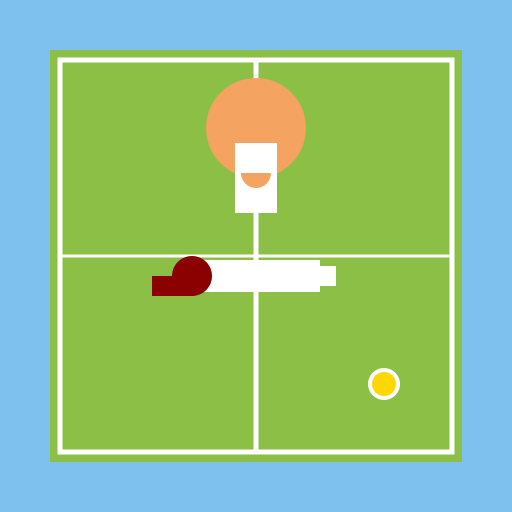 Ibrahimovic playing tennis - DrawGPT