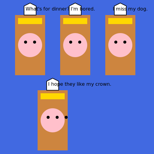 4 Kings Having a Talk - DrawGPT