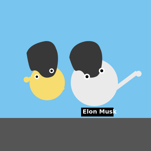 Elon Musk with his Friend - DrawGPT