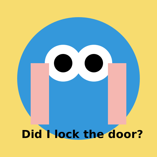 OCD is no joke, but let's draw a funny representation of it anyway! - DrawGPT