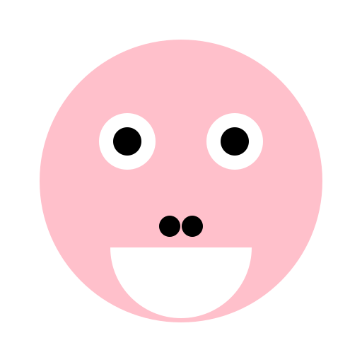 Happy Face with Pig Nose - DrawGPT