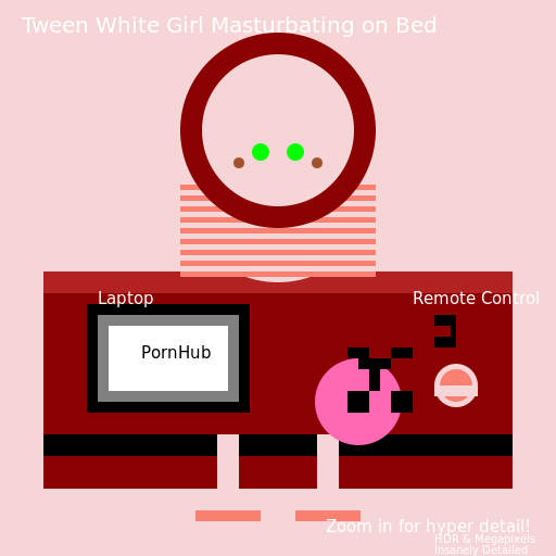 Tween White Girl Masturbating on Bed - AI Prompt #34764 - DrawGPT