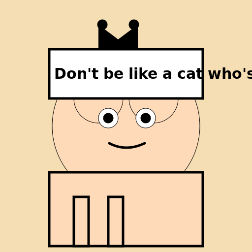 Don't be like a cat who's not BFFs with a dog! - AI Prompt #34934 - DrawGPT