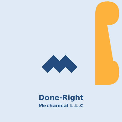 Done-Right Mechanical L.L.C Logo - AI Prompt #35129 - DrawGPT