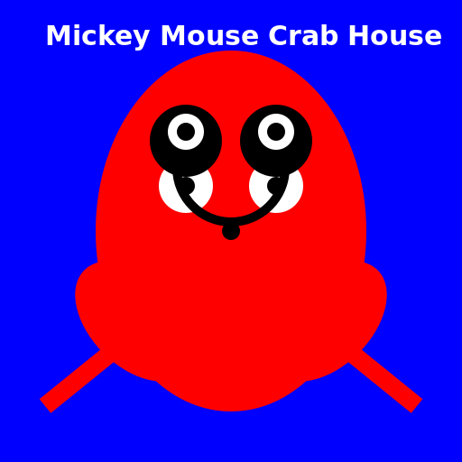 Mickey Mouse crab house - AI Prompt #35211 - DrawGPT