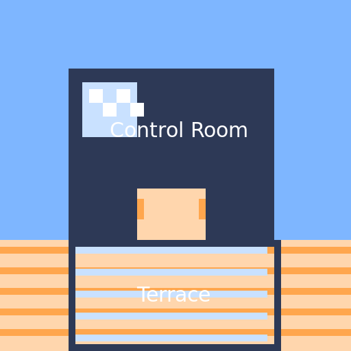 Control Room with Terrace - AI Prompt #35215 - DrawGPT