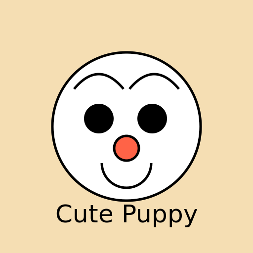 Cute Puppy T-Shirt Design - AI Prompt #35785 - DrawGPT