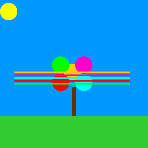 Drawing a Rainbow Tree - AI Prompt #3636 - DrawGPT