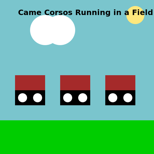 Corsos on the Run - AI Prompt #36895 - DrawGPT