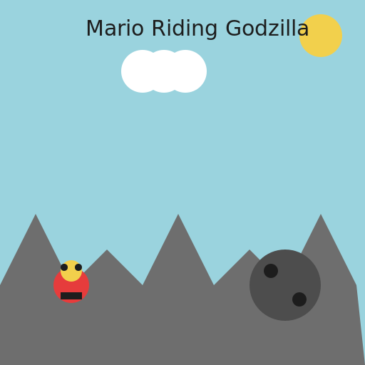 Mario Riding Godzilla - AI Prompt #36963 - DrawGPT