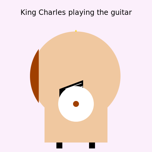 King Charles playing the guitar - AI Prompt #37100 - DrawGPT