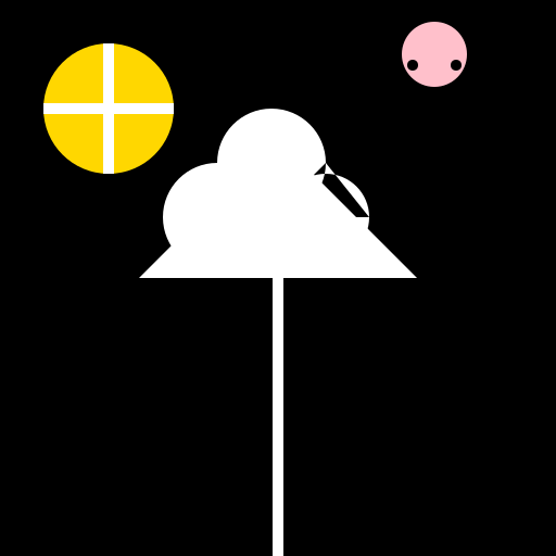 Brachystegia spiciformis tree silhouette - DrawGPT