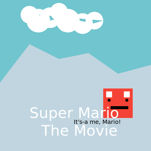 Super Mario Movie Cover - DrawGPT