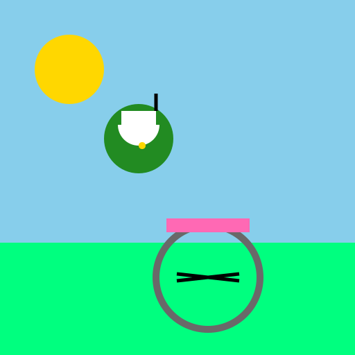 Dinosaur Bird Riding a Unicycle - DrawGPT