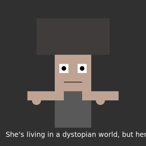 Dystopian Girl - DrawGPT