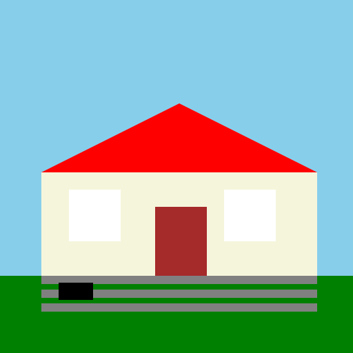 Two Car Garage House - DrawGPT