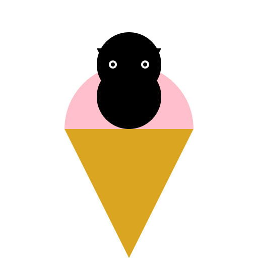 Cat on an Ice Cream Cone - DrawGPT