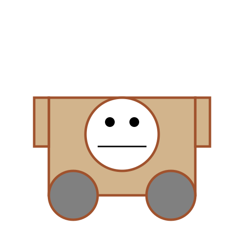 Cardboard Robot on Wheels - AI Prompt #39012 - DrawGPT