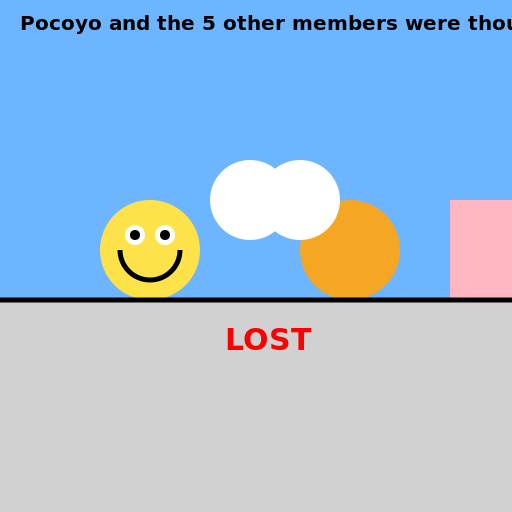 Pocoyo and the 5 Other Members on the LB Floor - AI Prompt #39226 - DrawGPT