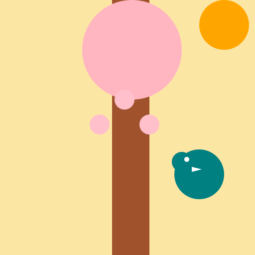 A Cute Little Birdie in a Cherry Blossom Tree - AI Prompt #39469 - DrawGPT