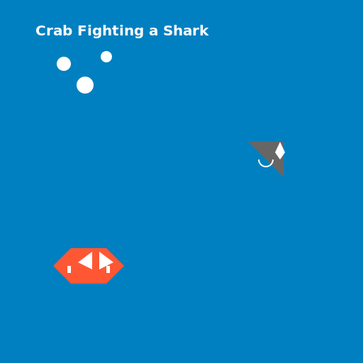 Crab fighting a Shark - AI Prompt #39584 - DrawGPT