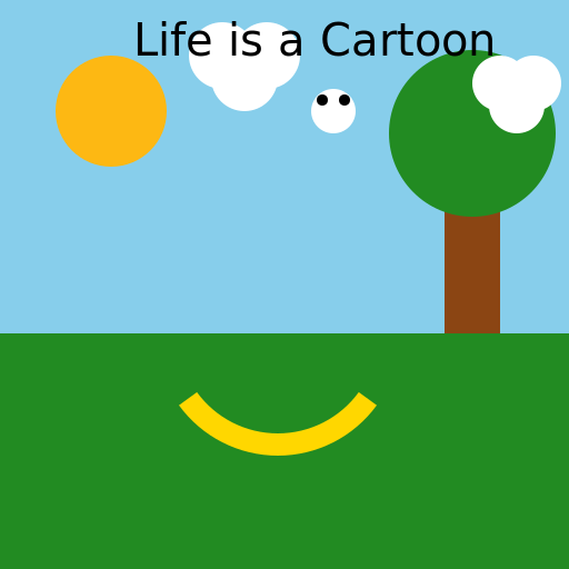 Life is a Cartoon - AI Prompt #39638 - DrawGPT