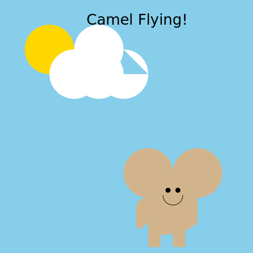 Camel Flying - AI Prompt #39709 - DrawGPT